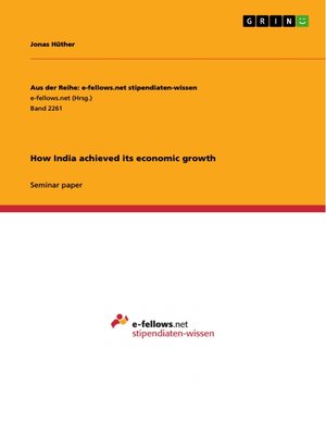 cover image of How India achieved its economic growth